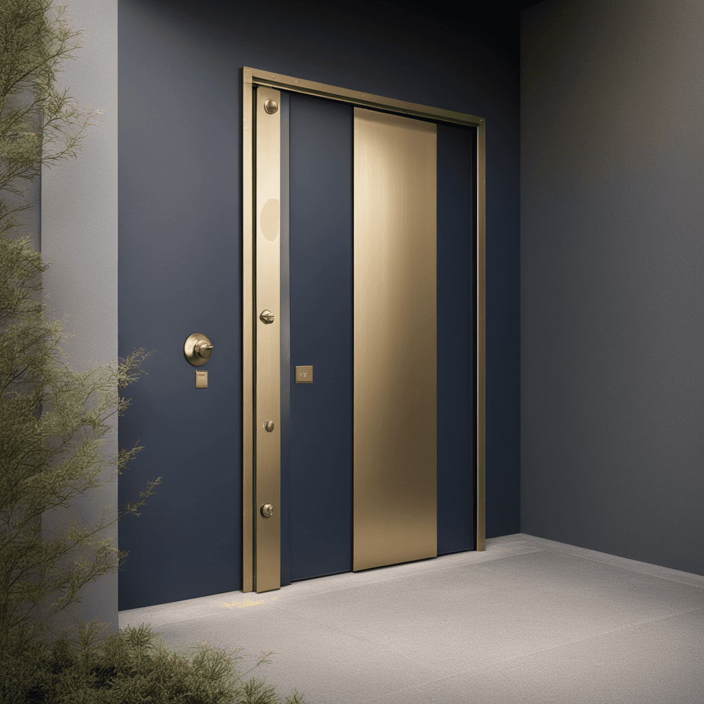 Porte d'entrée blindée installée dans un immeuble niçois