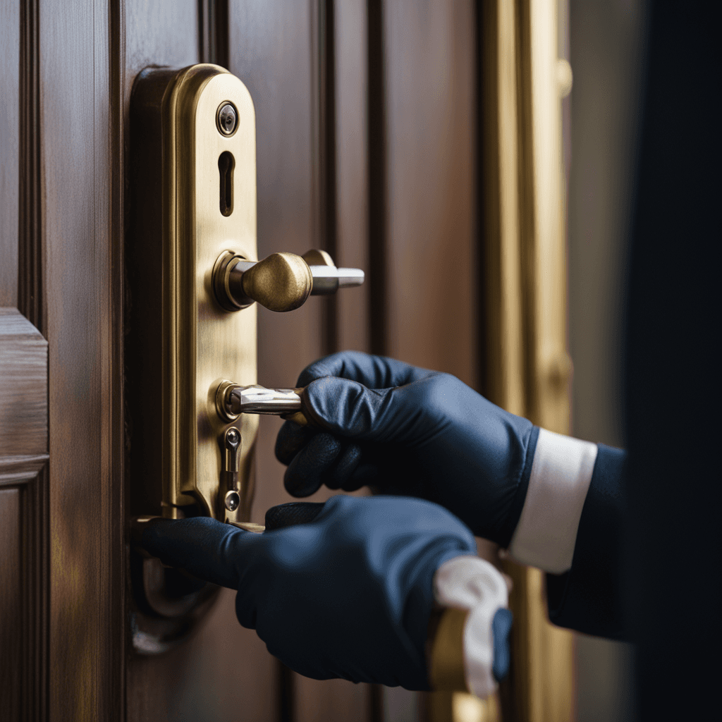 Remplacement d'un cylindre de serrure sur une porte d'entrée